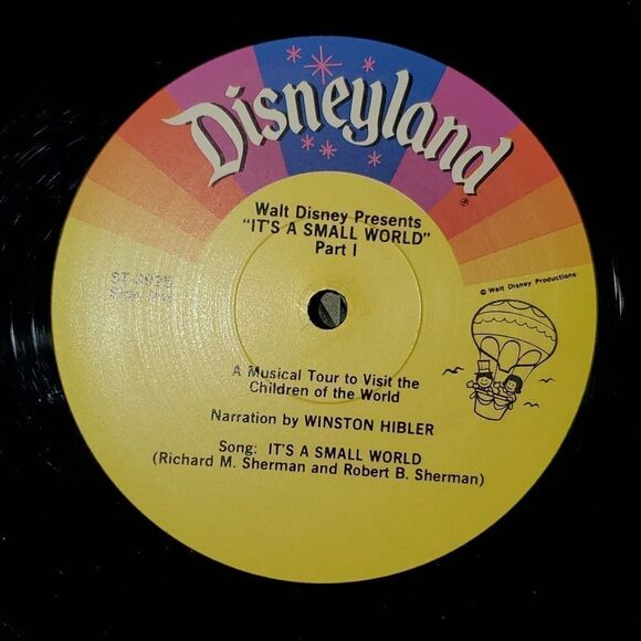 1964 Walt Disney it's a small world album vinyl Record & Color Illustrated Book - Picture 11 of 13